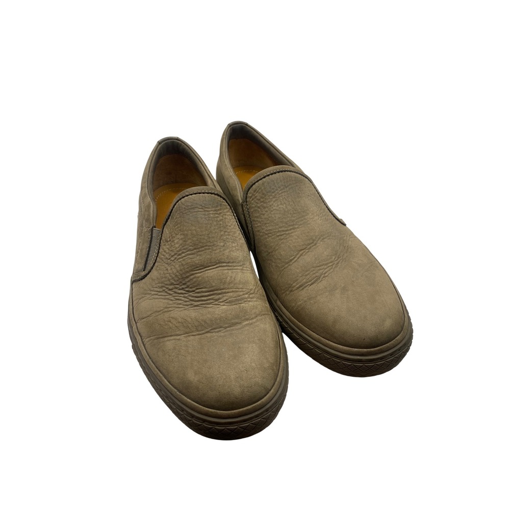FRYE Beacon Mens Brown Tan Slip On Casual Loafer Shoes Size 11.5 EUC